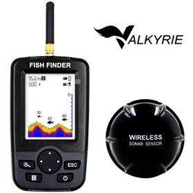 Resim Valkyrie Wireless Akıllı Sonar Teknolojisi LCD Ekranlı Kablosuz Balık Bulucu 