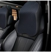 Resim Dört Mevsim Nefes Bellek Köpük Araba Boyun Yastık Polyester Kafalık Black 