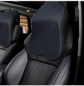 Resim Dört Mevsim Nefes Bellek Köpük Araba Boyun Yastık Polyester Kafalık Black 