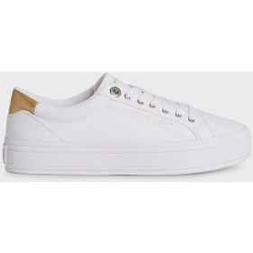 Resim Tommy Hilfiger Kadın Ayakkabı Fw0fw07682 Ybs Beyaz 