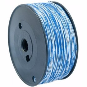 Resim 2x0,50 Mm Zil Teli Kalaylı Mavi/beyaz 100 Metre Top 