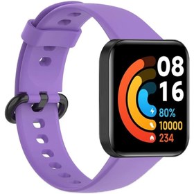 Resim AyrStore Omr Redmi Watch 2 Klasik Kordon - Lila 