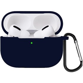 Resim Genel Markalar Airpods PRO / PRO 2 Kopçalı Silikon Bluetooth Kulaklık Koruyucu Kılıf 