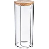 Resim Ahşap Kapak Disk Pamukluk Organizeri 