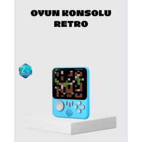 Resim TKÇ 666 Oyunlu Retro Mini Oyun Konsolu - 3.5" LCD Ekran ve Çift Kişilik Oyun 