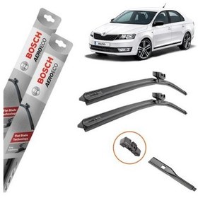 Resim Skoda Rapid Muz Silecek Takımı Ön Bosch Aeroeco 2013-2020 