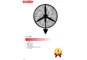 Resim Süsler SV-3020 San Tipi Duv Vantilatör 