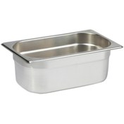 Resim Natsan Paslanmaz Çelik Gastronom/gastronorm Küvet Gn 1/4-100 (26,5 X 16,2 X 10 CM) 