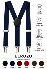Resim ELROZO Pantolon Askısı 3 Klips Ayarlanabilir Elastik 