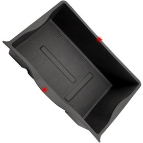 Resim Polham Tesla Model Y İçin 35x23cm Koltuk Altı Saklama Kutusu, Şişe, Şemsiye, Ayakkabı İçin Organizer 
