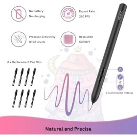 Resim Assess Store Veikk S640 6 x 4" 8192 Levels 5080 Lpı Grafik Tablet + Kalem 