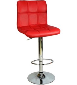 Resim Bürocci Carla Bar Taburesi-Kırmızı-9503S0116 Çok Renkli 