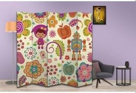 Resim Çocuk Temalı Özel Tasarım Paravan Room Divider PRV1121, 180 x 180 