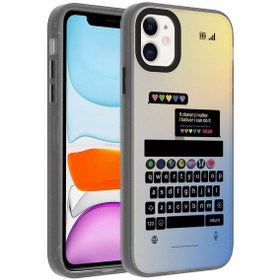 Resim Apple Uyumlu iPhone 12 Uyumlu Desenli Hptk Dragon Sert Kılıf-klavye Klavye - 