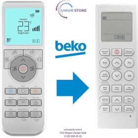 Resim Beko Arçelik İnverter Uyumlu Klima Kumandası 