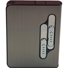 Resim tusah Usb Şarjlı Elektronik Çakmak Taşınabilir Sigara Paketi Muhafaza Kutusu Kişiye Özel 