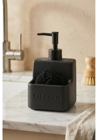 Resim Rory Sünger Hazneli Sıvı Sabunluk - 480 Ml Siyah 