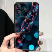 Resim Itel Vision 3 P38 A49 S18 A60S A04 S23 P40 A05S P55 S24 RS4 Pro+ için Renkli Daire Tasarımı ile TPU Yumuşak Mat Koruyucu Telefon Kılıfı 