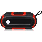 Resim New Rixing NR-5016 Çift Renkli Bluetooth Hoparlör - Siyah / Kırmızı (Yurt Dışından) 