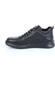 Resim Dropland 8624 Siyah Milano Deri Erkek Bot 