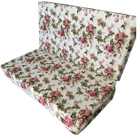 Resim Çift Kişilik Sünger Yatak Katlanır Minder Yatak 120x195x8 Cm-ingiliz Gülü-katlanır Yer Yatağı 