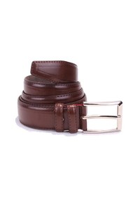 Resim Dagoster Dmk26-301 Kahve 3,5 Cm Suni Deri Erkek Kemer Kahve 