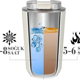 Resim SMEG Mug Termos - Süt Beyazı 