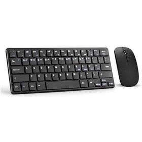 Resim Neevoyu 2.4g Kablosuz Klavye Ve Fare Seti, Ofis Bilgisayarı İçin, Ergonomik Tasarım, 800-1200 Dpı, Siyah Pil Dahil Değil Diğer 