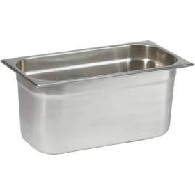 Resim Natsan-Paslanmaz Çelik Gastronom Küvet Gn 1/3-150 (32,5 x 17,6 x 15 Cm) 