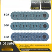 Resim Shineyee 31 Parça Mavi Nilon Zımpara Disk Seti - 50mm 80 Telli Torque Sanding Diskleri, Taşlama Ve Parlatma İçin Profesyonel Zımpara Yetenekli 