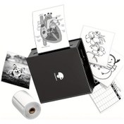 Resim Tcherchı Etiket Mini Taşınabilir Termal Yazıcı 