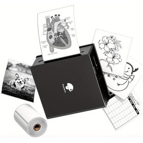 Resim Tcherchı Etiket Mini Taşınabilir Termal Yazıcı 