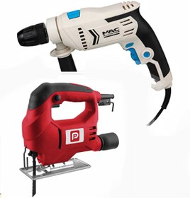 Resim Mac Allister 600 W Darbeli Matkap 350 W Performance Power Dekupaj Testere 