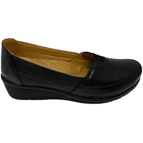 Resim Fast Brand Hakiki Deri Ortopedik Kadın Ayakkabı Ckr00877 - 38 Siyah 