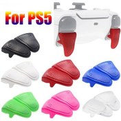 Resim Elmpaly Siyah Ps5 Kumanda Atış Oyunu L2r2 Kısa Tetik Aksesuarı 