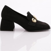 Resim Dgn 365 Kadin Önü Taşli Topuklu Ayakkabi 365-1748-R1680 Siyah 