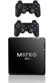 Resim Teknorot Tv Box 2.4g 10k Ultra Hd 2gb Ram 64gb Hafıza 10000 Uyumlu Oyunlu Konsol Game Stick M8 Pro 