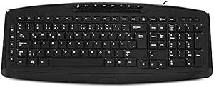 Resim Everest KB-920 Siyah USB Full Boy Q Ofis 14 Multimadia Tuşlu Klavye 