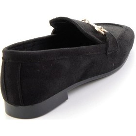 Resim Bambi Siyah Kadın Loafer Ayakkabı K01671057872 Siyah 