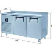 Resim Galleyz Tezgah Tip Buzdolabı - 2 Kapılı - Sol Evye & Motor - 150x70x85 Cm 