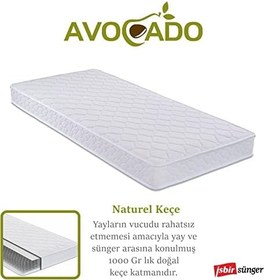 Resim heyner Opalin Avocado Jakarlı Kumaş Ortopedik Yaylı Yatak Lüx Soft Ortopedik Yaylı Yatak 60x110 Cm Yaylı Yatak 