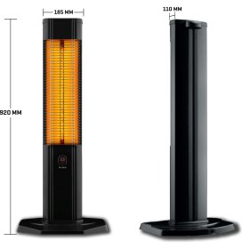 Resim Luxeva Lxv 2500-VR Karbon Isıtıcı Kumandalı 2500W 