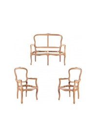 Resim Masifart Virl Etek Oymalı Çay Takımı Cilasız Ham Diğer 