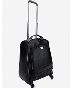 Resim Valmenti Unisex Hakiki Deri Siyah Deri Valiz 147 5085 Valız Y25 Sıyah Dr Siyah 