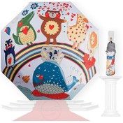 Resim Fantastik Kids Uv99+ Güneş / Yağmur Reflektör Kenar Otomatik Aç/kapa Şemsiye Çok Renk 