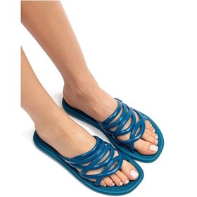 Resim Meu Sol Slide Kadın Terlik Mavi 37/42 Mavi 