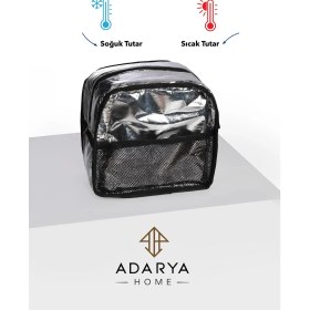 Resim 7 Lt Yemek Taşıma Çantası Sıcak ve Soğuk Termal Termos Kamp Piknik Soğutucu Buzluk Çanta (Fuşya) 