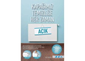 Resim E.C.A Panel Radyatör Pkkp Tip 22 600 x 500 cm Yüksek Verimli Nanoseramik Yüzey Kaplama 