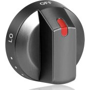 Resim 1pcs DG64-00473B Siyah Paslanmaz Düğmeler Yedek Soba Gaz Aralığı NX58M6850SG, NX58J5600SG, NX58J750SG Için (Yurt Dışından) 