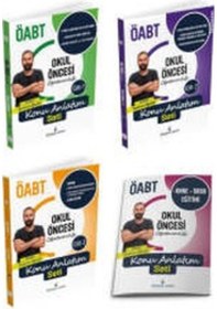 Resim Dizgi Kitap 2025 Meb-ags Öabt Okul Öncesi Öğretmenliği Fasikül Konu Anlatım Seti 